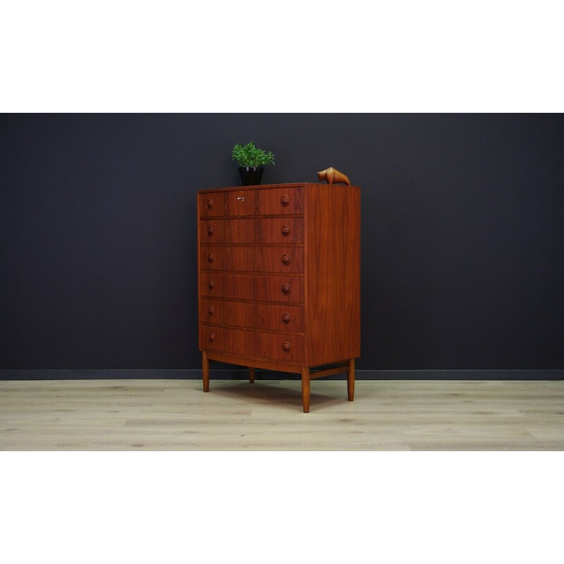 Vintage teak chest of drawers by Kai Kristiansen, 1960