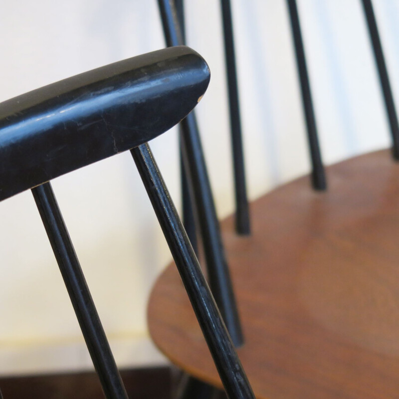 Série de 4 chaises vintage "Fanett" d'Ilmari Tapiovaara