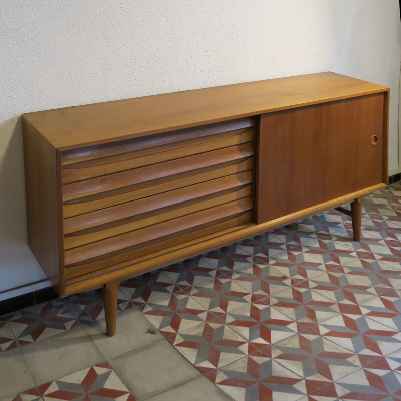 Scandinavian teak vintage sideboard 1960