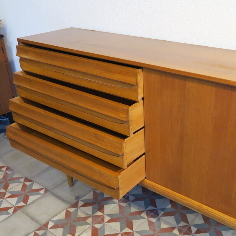 Scandinavian teak vintage sideboard 1960