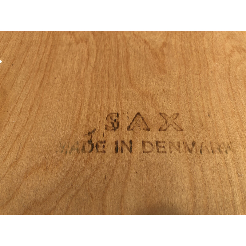 Ensemble de 4 chaises vintage Scandinave en palissandre  par SAX circa 1960