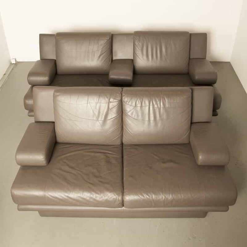 Vintage Leolux 704 seater sofa