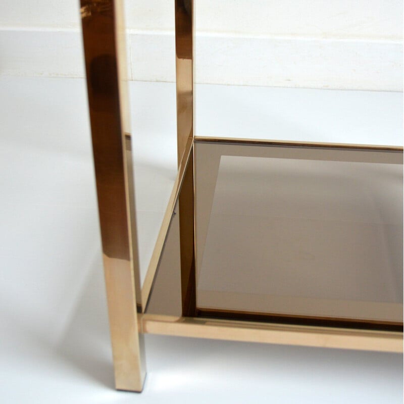 Vintage side table Belgo chrome 1970-1980