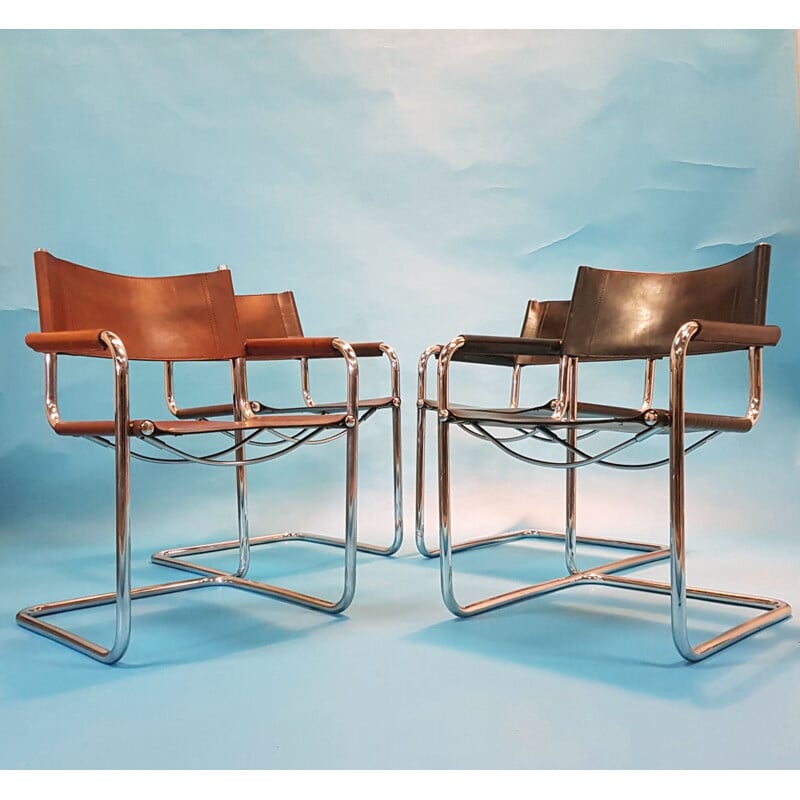 Set of 4 MG5 dining chairs by Mart Stam, 1930