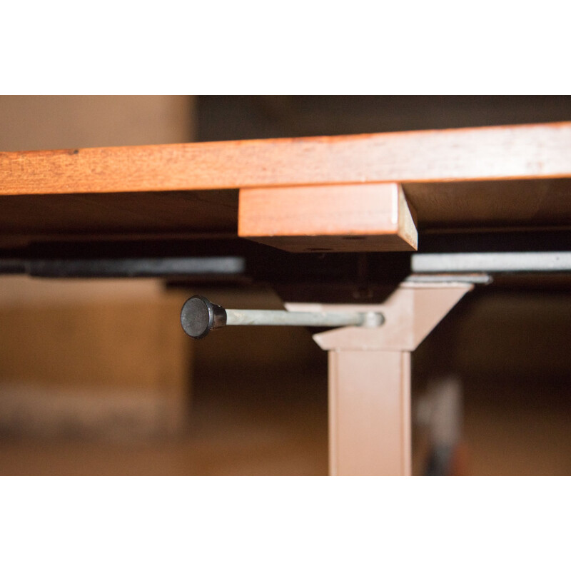 Vintage convertible teak coffee table, 1960