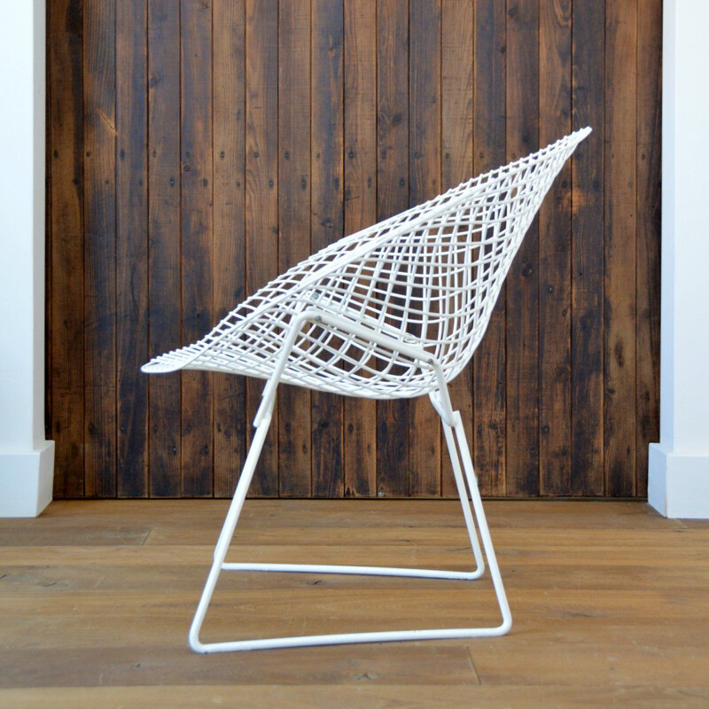 Vintage armchair Diamond Harry Bertoia for Knoll 1950