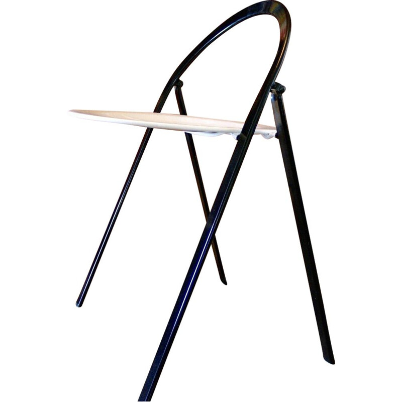 Cidue vintage folding chair, 1970 Italy