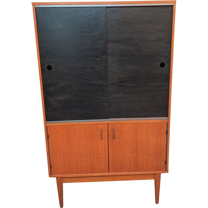 Vintage Scandinavian bookcase sideboard, 1960s