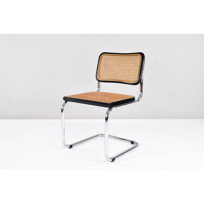  Set of 6 vintage Marcel Breuer B32 Cesca Chairs, Italy, 1970s