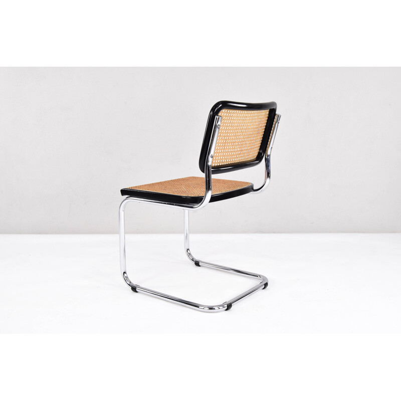  Set of 6 vintage Marcel Breuer B32 Cesca Chairs, Italy, 1970s