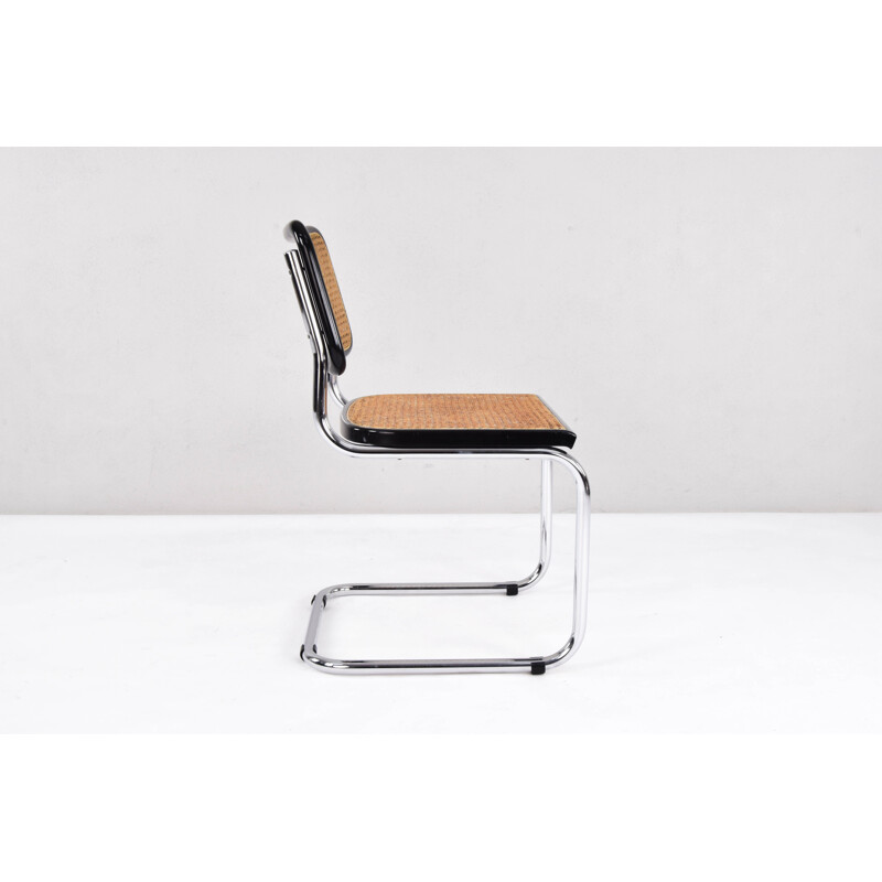  Set of 6 vintage Marcel Breuer B32 Cesca Chairs, Italy, 1970s