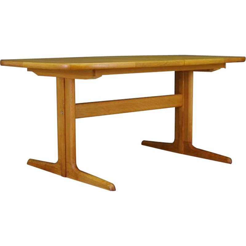 Vintage Scandinavian dining table in ash