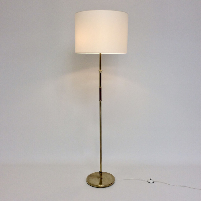 Vintage Scandinavian floor lamp in the style of Paavo Tynell, Finland, 1950