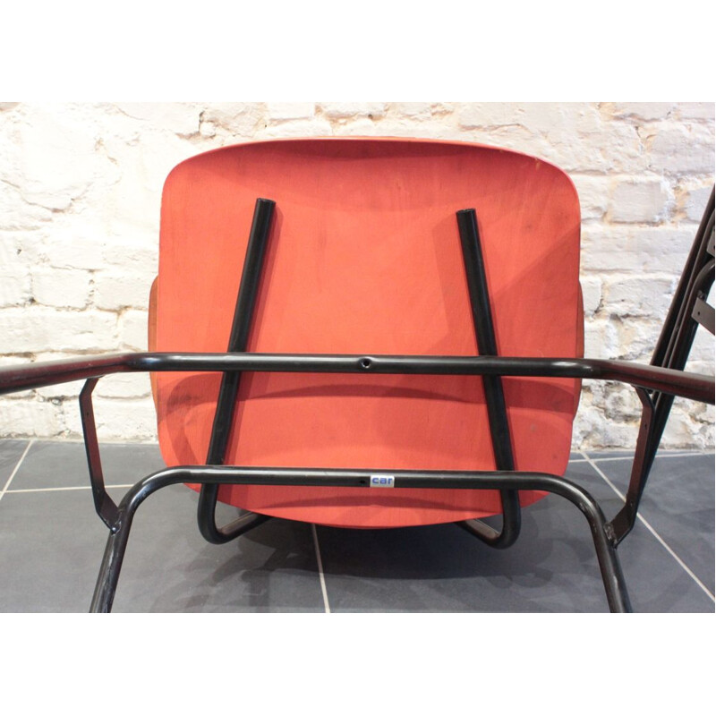Suite de 4 chaises industrielles par Kho Liang Le pour CAR Katwijk