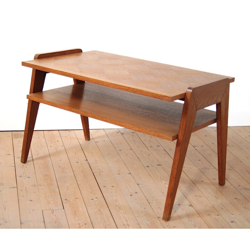 Side table in oakwood - 1950s