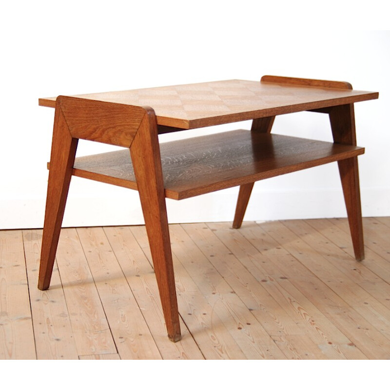Side table in oakwood - 1950s