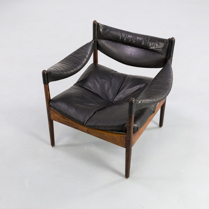 Pair of vintage Kristian Solmer Vedel lounge chairs for Søren Willadsen 1960s
