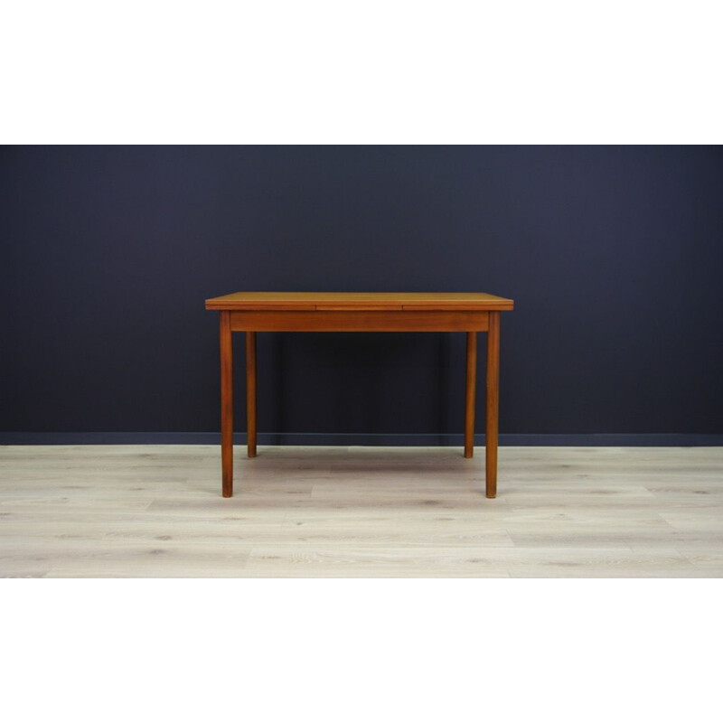 Vintage teak scandinavian table, 1970s