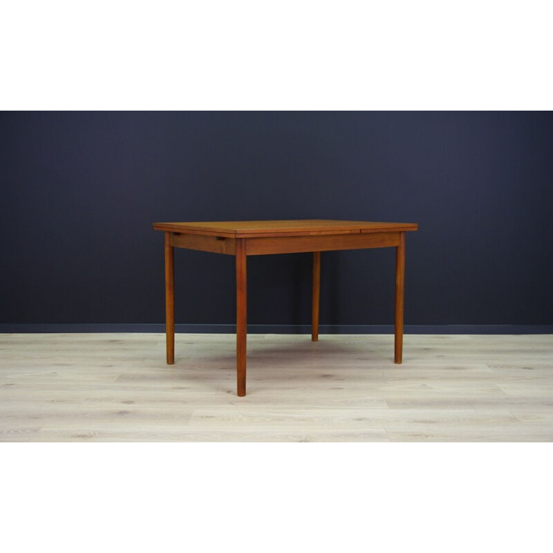 Vintage teak scandinavian table, 1970s