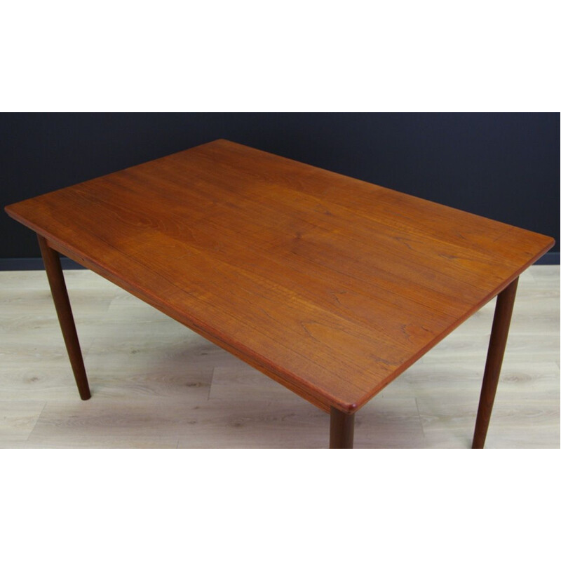 Vintage teak table, Denmark, 1970s