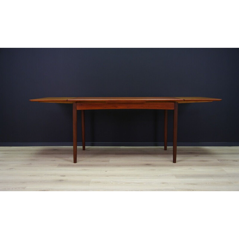 Vintage teak table, Denmark, 1970s