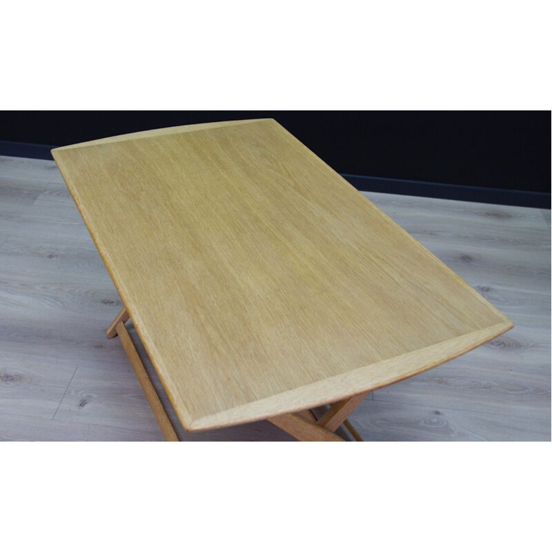 Vintage coffee table in ashwood veneer, 1980s