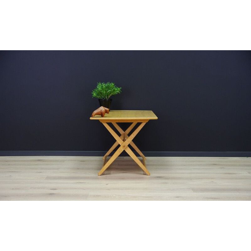 Vintage coffee table in ashwood veneer, 1980s