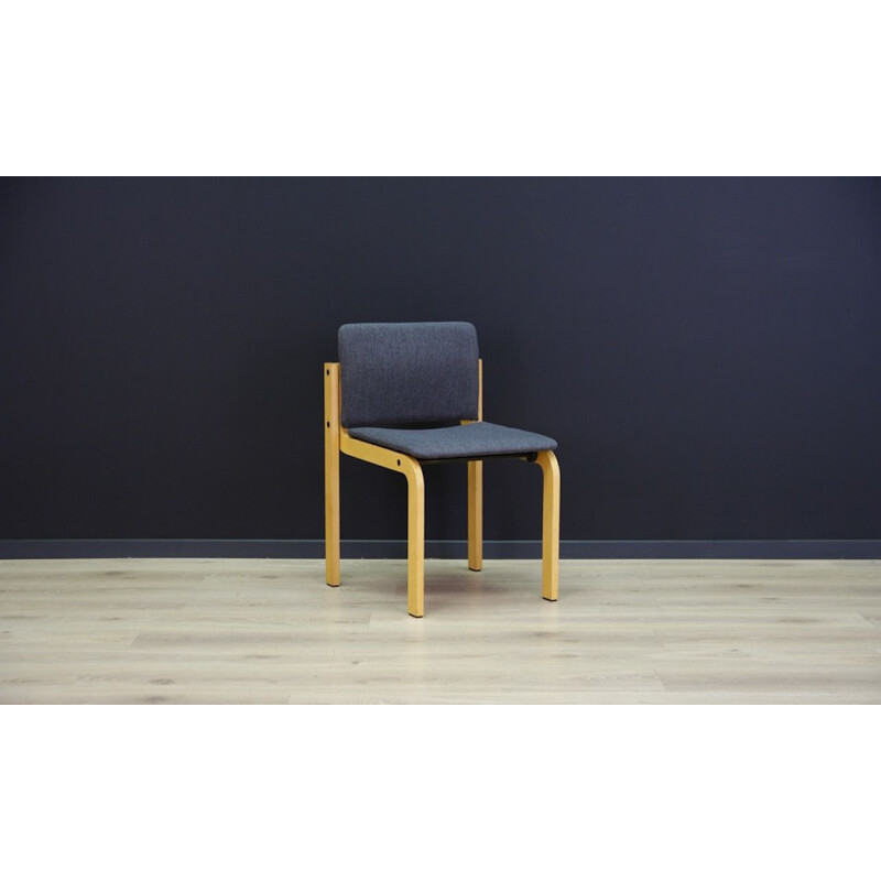 Ensemble de 6 chaises grises vintage de Fritz Hansen, 1960-1970