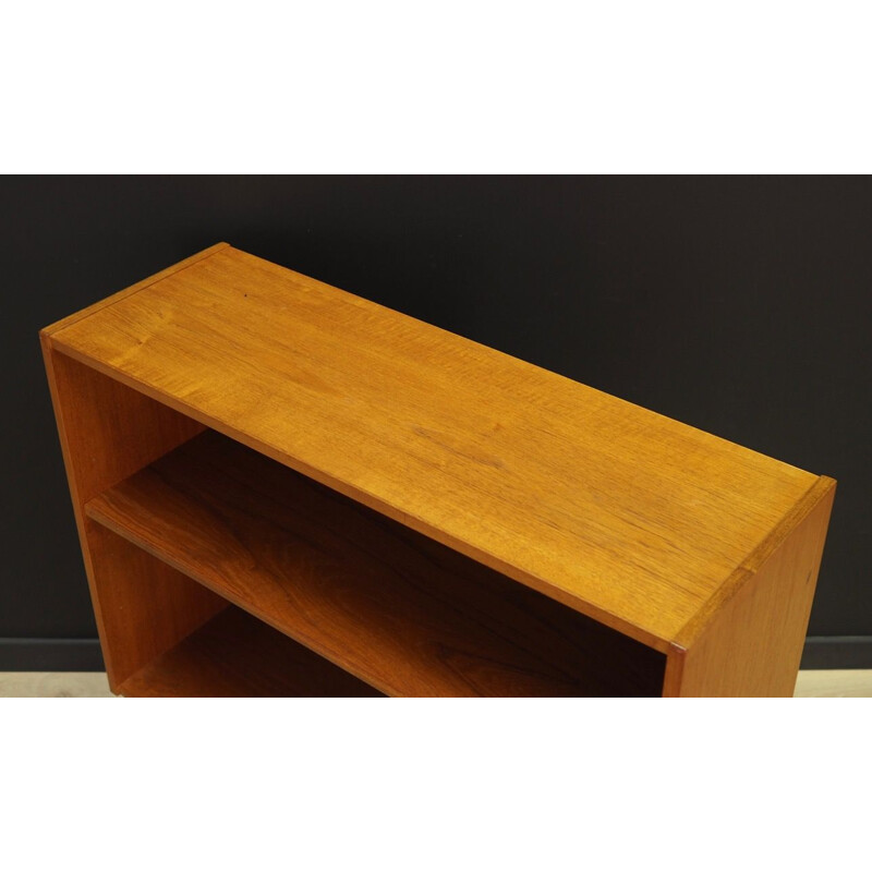 Vintage teak bookcase, 1970s