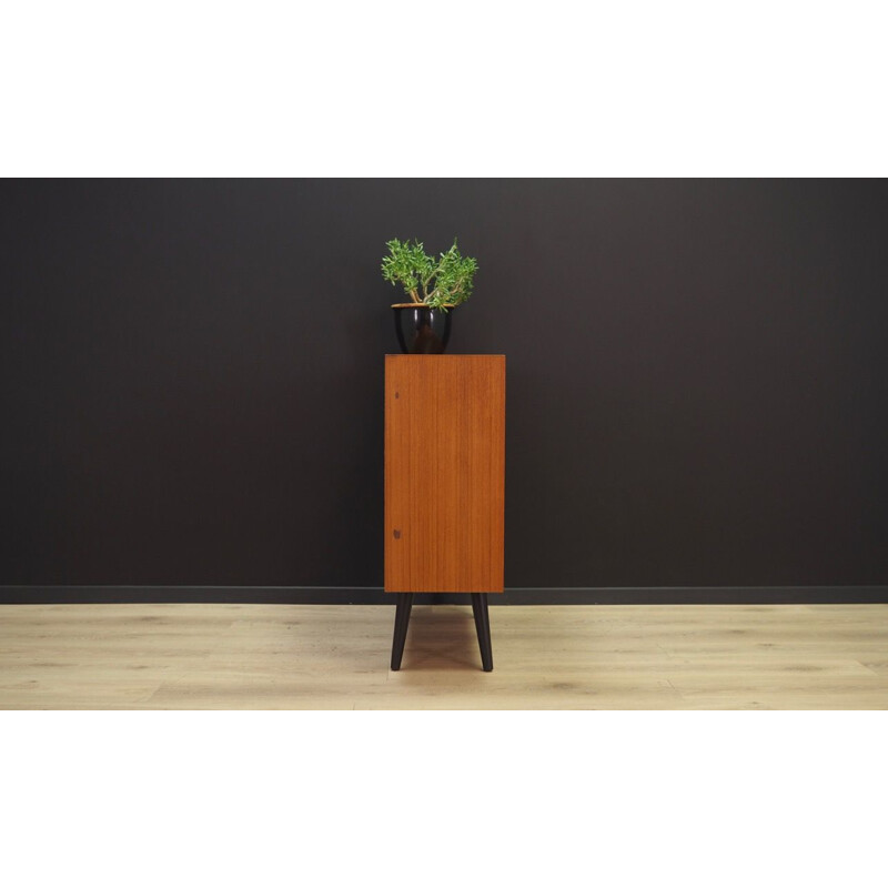 Vintage teak bookcase, 1970s