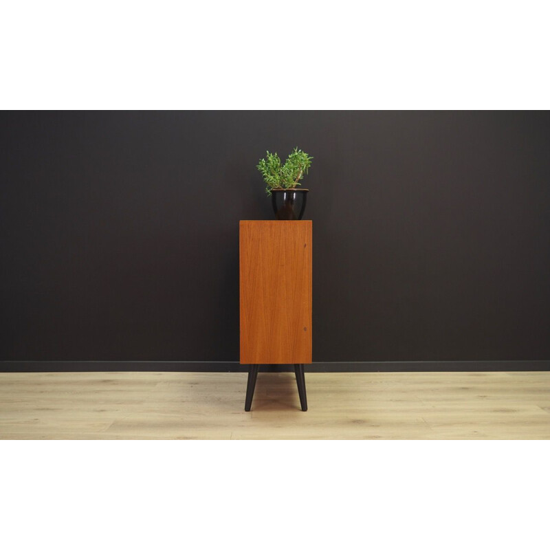 Vintage teak bookcase, 1970s