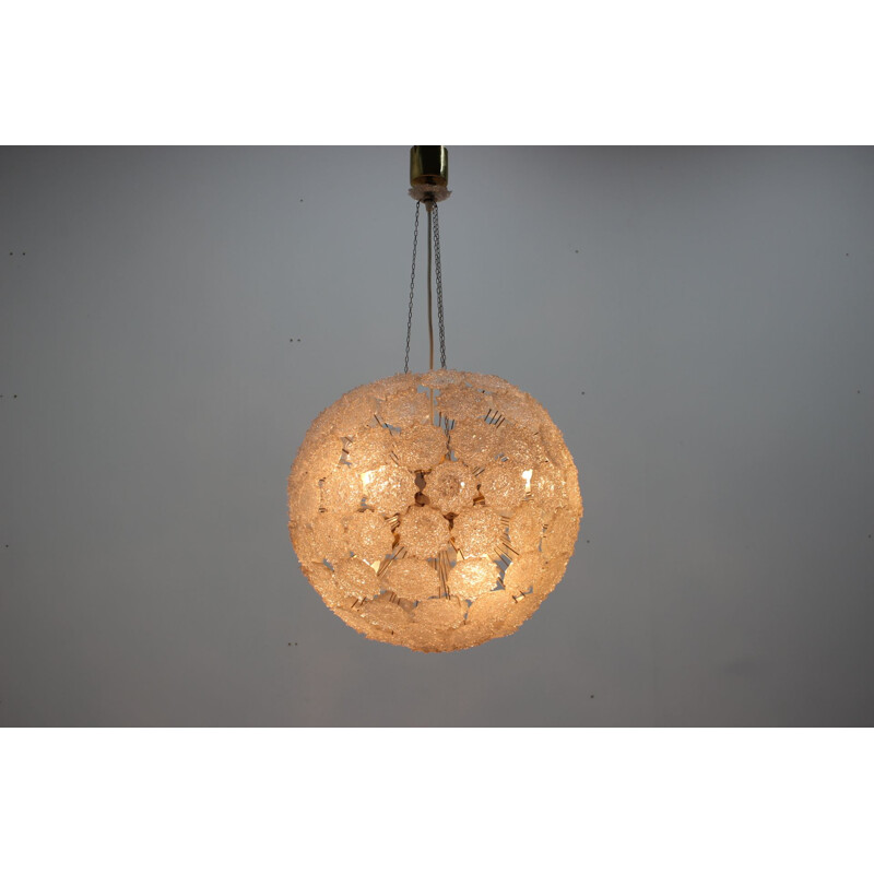 Vintage Space age Sputnik hanging lamp by Dandelion, 1960s