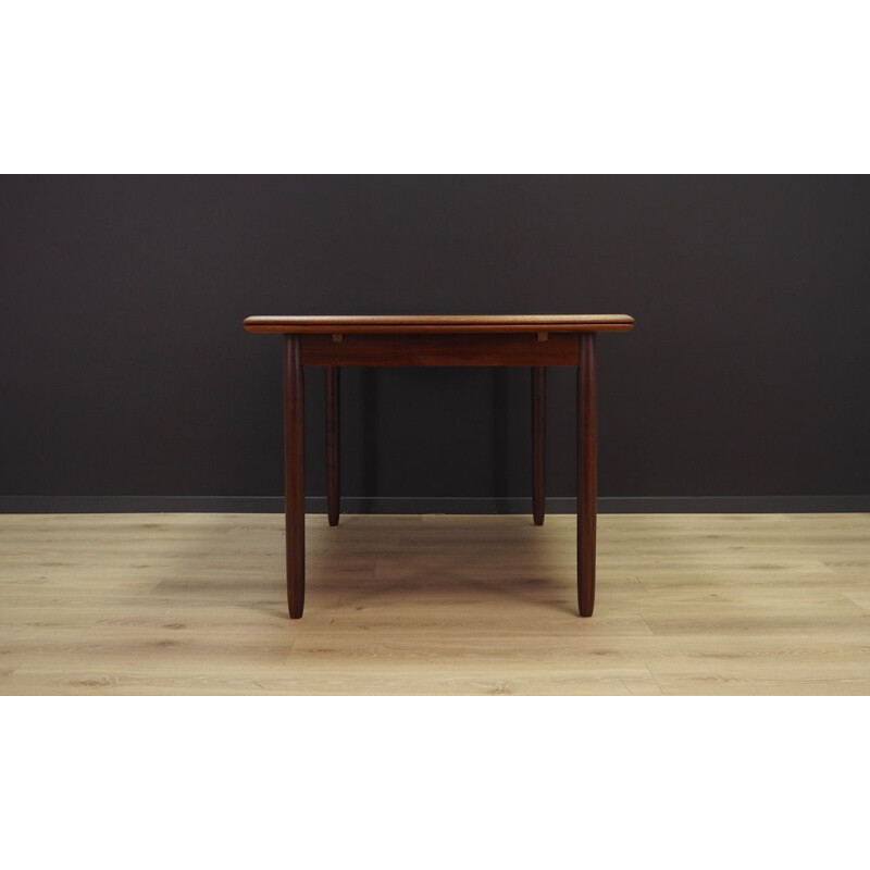 Vintage danish rosewood dining table, 1960