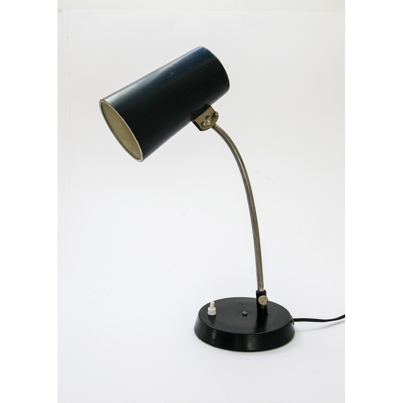 Vintage black table Lamp, 1960s