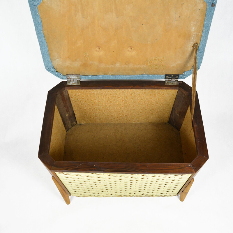 Vintage seat chest, Belgium 70s