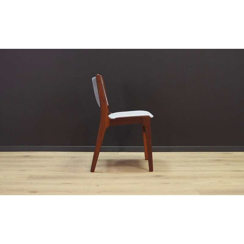 Set of 6 vintage teak chairs by Henning Kjaernulf, 1960