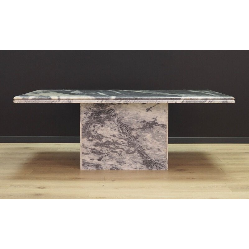 Table vintage danoise en marbre, 1970