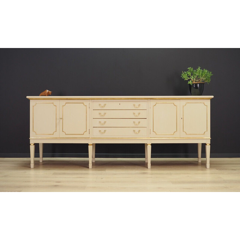 Enfilade scandinave vintage en acajou 1950