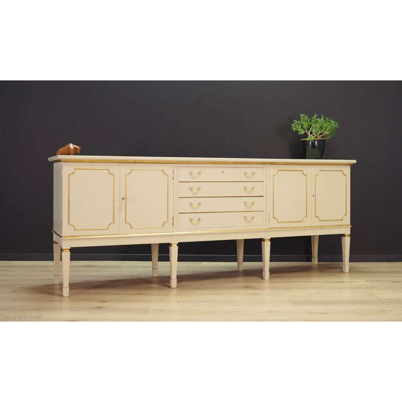 Vintage scandinavian in mahogany sideboard 1950s