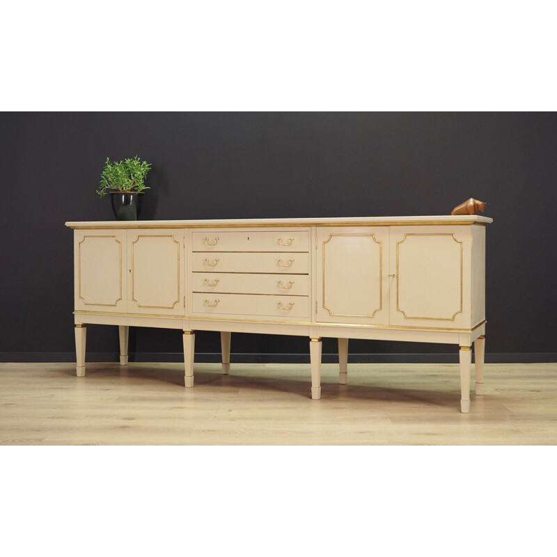 Vintage scandinavian in mahogany sideboard 1950s