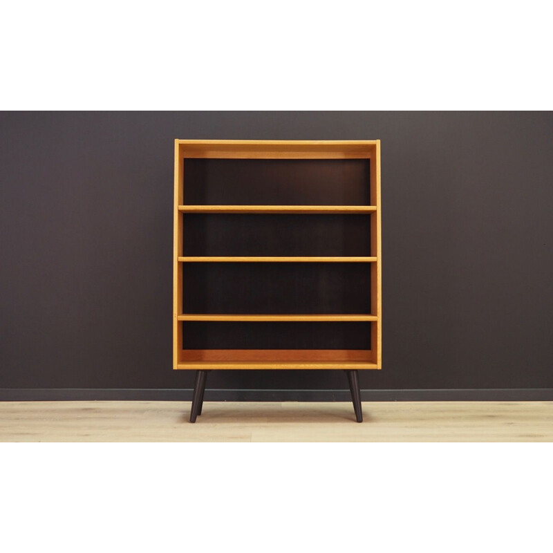 Danish vintage bookcase in ash, 1970