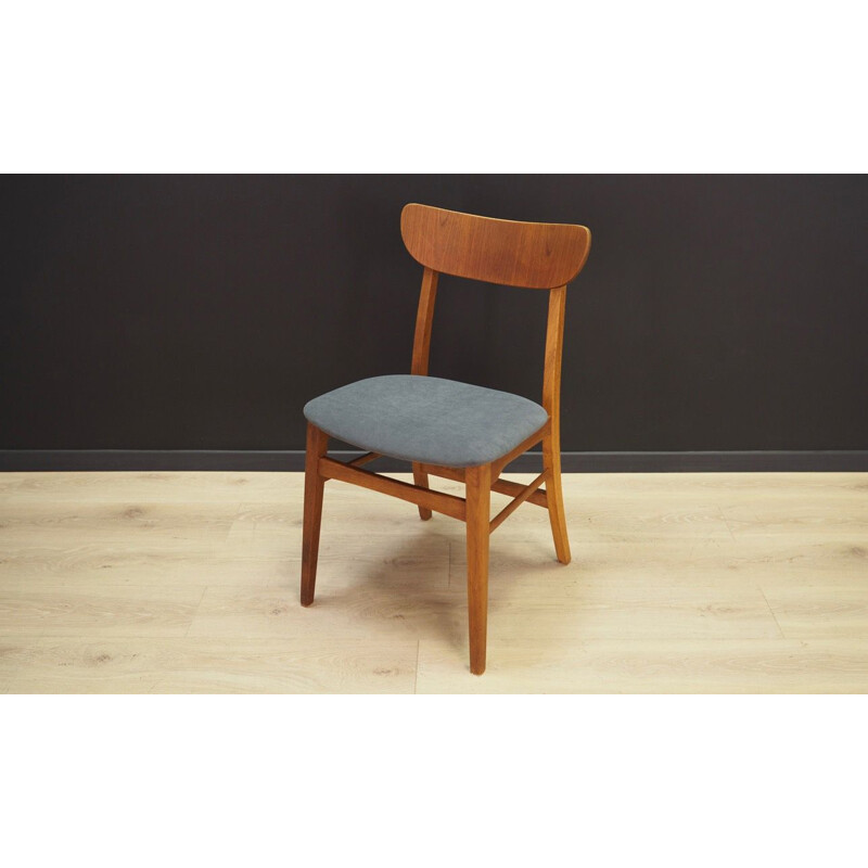 Set of 4 danish vintage chairs 1960