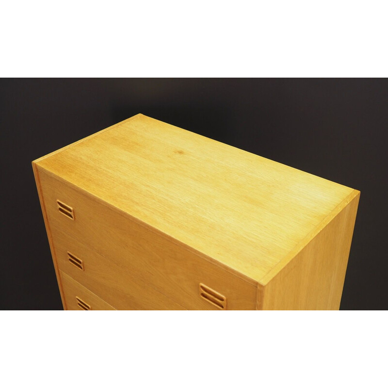 Vintage ash chest of drawers, Denmark, 1970