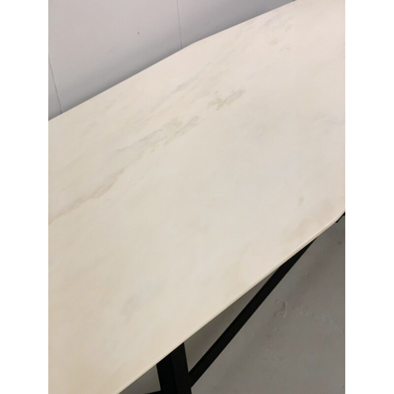 Vintage Italian marble dining room table 1950