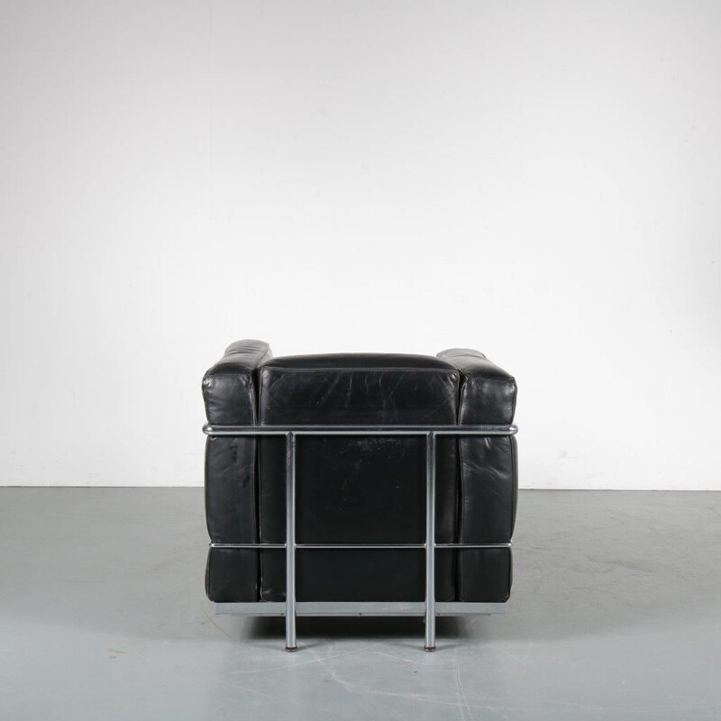 Vintage LC2 Armchair by Le Corbusier, Italy 1960s