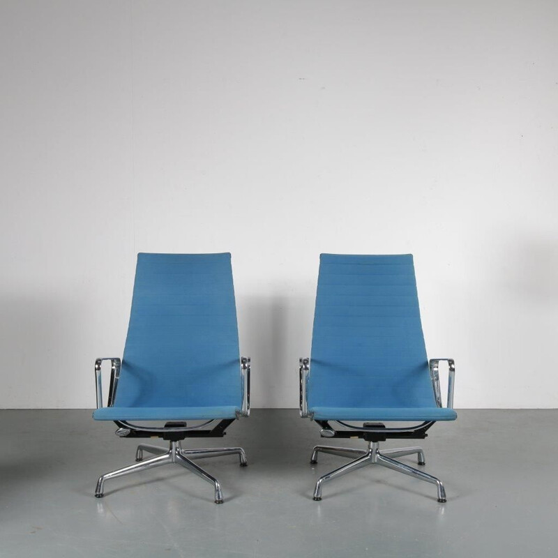 Vintage EA124 armchairs by Charles & Ray EAMES,  2000s