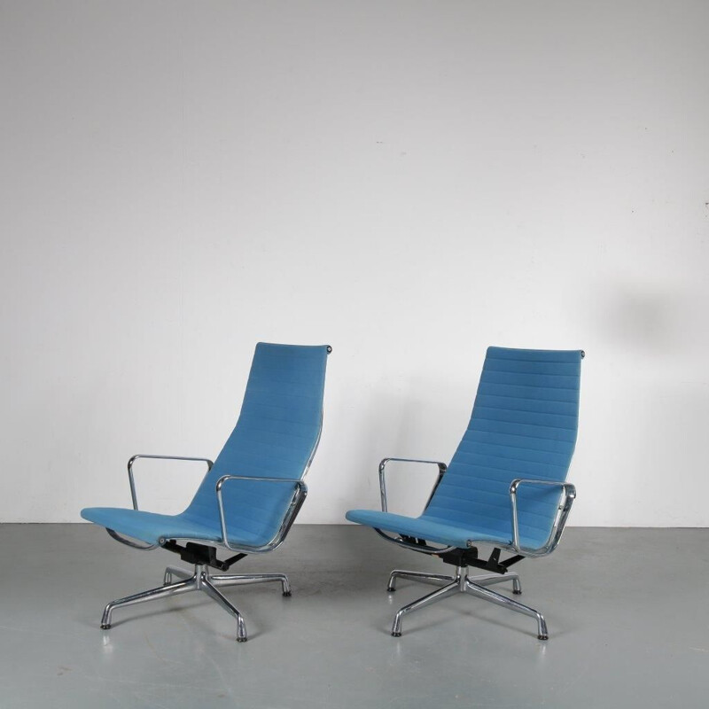 Vintage EA124 armchairs by Charles & Ray EAMES,  2000s