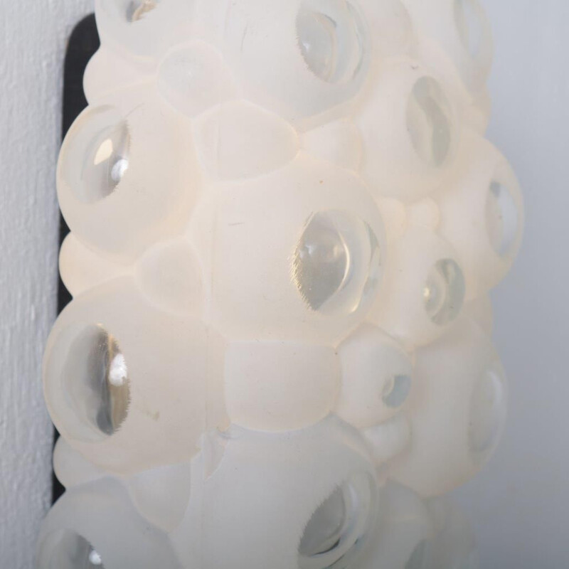 Vintage Small glass wall lamp byHelena TYNELL, 1960s