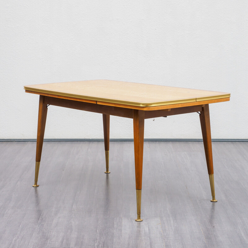 Vintage coffee table , adjustable and extendable, 1950s