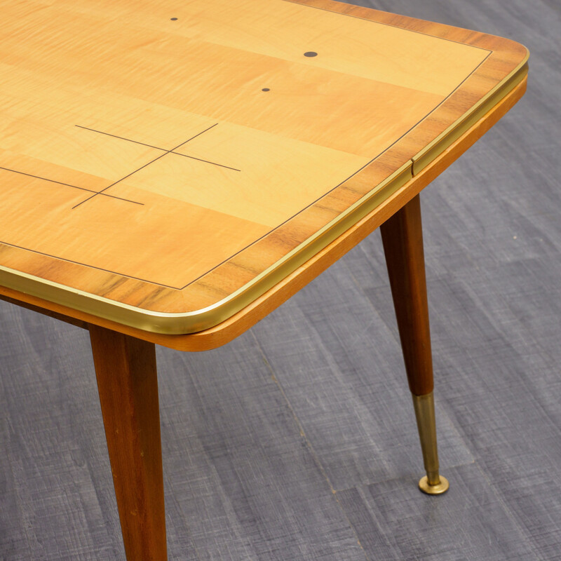 Vintage coffee table , adjustable and extendable, 1950s